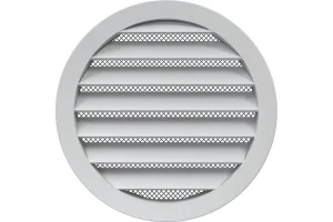 Решетка вентиляционная круглая D150мм алюм с фланцем 12,5 РКМ (Era)