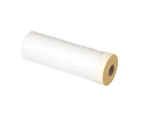 Пленка защитная полиэтиленовая, прозрачная, HDPE, 4х5м, толщина 15мкм, 09-0-003