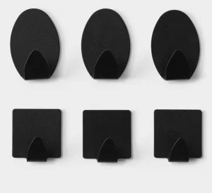 Набор крючков "Black Loft Drop Box" (упак 6 шт) метал. самоклеящиеся 9936816 (Savanna) *1