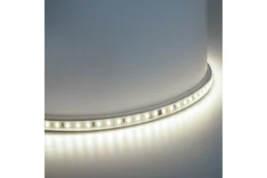 Лента светодиодная, 120SMD(2835)/м 10Вт/м 220V длина 25м, 6500K, IP65 LS710  с 1 сетевым шнуром, 2 з