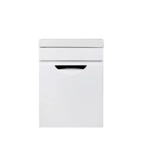 Тумба подвесная AGATA Никас 40 АТ40-637 с раковиной Como 40 S-UM-COM40/1-w