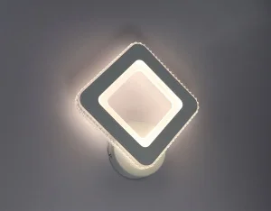 Светильник настенный Linvel MS 1162/1 Дюри 21W Белый AC220-230V 3000-6000K 1890Lm 240x230x50mm