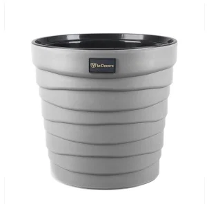 Кашпо для цветов ВМС Бархан КШ-4367 Серый жемчуг 7,5л d265мм