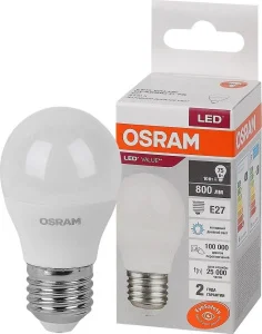 Лампа светодиодная LVCLP75 10SW/865 230V E27 10X1 RU OSRAM