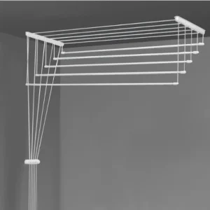Сушилка д/белья потолочная "Лиана Люкс" 5-рядная шир. 1,9м белая SPP-190 *1