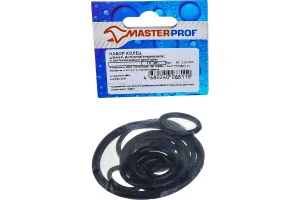 Набор колец для арматуры и резьбовых фитингов резина (комплект 15шт) (10) MasterProf  ИС.131302
