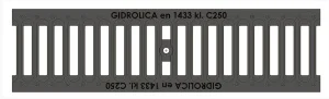 Решетка водоприемная Gidrolica Standart 500х136х13мм чугун C 250 506 (506/2) *1