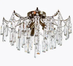 Люстра хрустальная 15541/5AB+CL (ЭкономСвет) *1