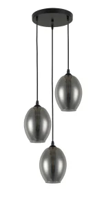 Светильник потолочный LV 9317/3 Альраи Черный Е27 60W 380x380x800мм