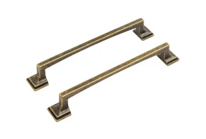 Ручка-скоба мебельная StahlBuro C2525-96 AB состаренная бронза 2шт 16621