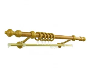 Карниз "Эконом" Ø28мм с U-шиной 1,6м, Ясень *1