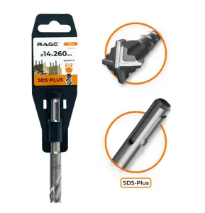 Бур по бетону 14х260мм SDS-plus Quadro-X RAGE by VIRA 566426 *1