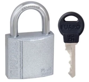 Замок навесной FUARO PL-PROTEC-30-38 3key (PL-30-38) англ. /блистер *12