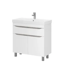 Тумба напольная VOLNA Lake 80 tnLAKE80.2D.1Y-01 2 двери, 1 ящик с раковиной Lake 80