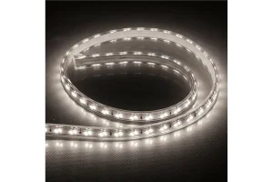 Лента светодиодная,120SMD(5730)/м 11Вт/м 220V IP65 50м, 4000K LS705 с 1 сетевым шнуром, 2 заглушками
