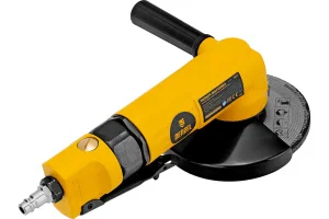 Пневматическая углошлифовальная машина AG125, 11000 об/мин, 125 мм, 186 л/мин// Denzel