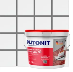 Затирка для швов PLITONIT Colorit Easy Fill эпоксидная песочно-серый 2кг