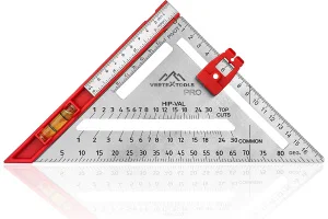 Угольник Profi 6 в 1 многофункциональный Inox+Abs+ магнит, толщина 2,0мм VertexTools 3046-2 *1