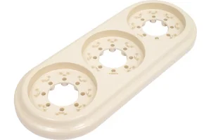 Рамка 3-м "Ретро" ЮЛИГ.735212.472 бежевый (Bylectrica) *1