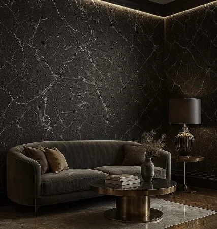 Лист интерьерный SoliD Urban ТСТ00024297 полимер 3000х1200х4,5мм Мрамор Неро Матовый