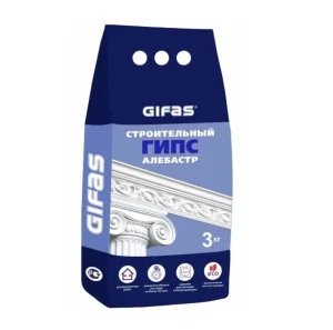 Гипс строительный Гифас 3кг
