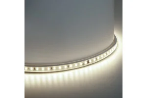 Лента светодиодная, 120SMD(2835)/м 10Вт/м 220V длина 25м, 4000K, IP65 LS710  с 1 сетевым шнуром, 2 з