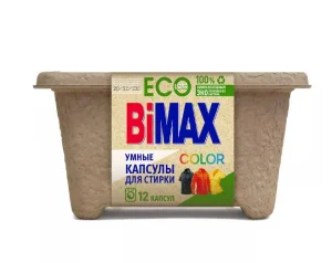 Капсулы д/стирки Bimax Color 12шт (картон) 395-7К *1