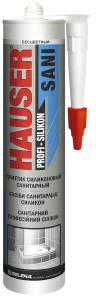 Герметик Hauser S санитарный силиконовый прозрачный 260 мл (43062/07592)