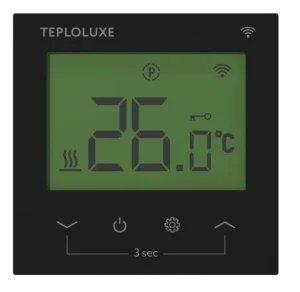 Терморегулятор электронный "Pontus" wi-fi черный 100037088500 (Теплолюкс) *1