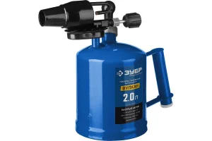 ЗУБР  ВУЛКАН ВК-20, 2 л, стальной эжектор, паяльная лампа, Профессионал (40652-2.0)