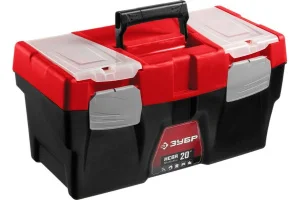 ЗУБР  НЕВА-20, 500 х 250 х 260 мм, (20"), Пластиковый ящик для инструментов (38323-20)