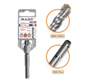 Бур по бетону 10х210мм SDS-plus RAGE by VIRA 561021 *1