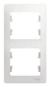 Рамка 2-м Glossa белая GSL000106 Systeme Electric