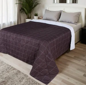 Покрывало LoveLife евро макси Cage: graphite 240*210±5см, микрофайбер, 100% п/э 10623942 *1