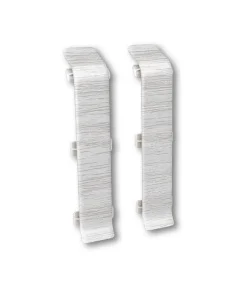 Соединитель для плинтуса 362 Акация белая 80мм Лексида