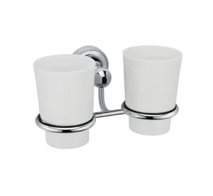 Стакан настенный двойной Fixsen Style FX-41107 керамика
