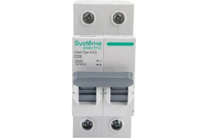 Выключатель автомат. модул. 2п C 25А 4.5кА City9 Set 230В SE C9F34225