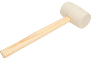 Киянка резиновая 450гр белая резина деревянная рукоятка Зубр 20511-450 *1