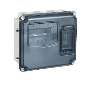 Корпус ЩУРн-П 1/3 Krepta 3 IP66 навесной пластик. бел. MSP1-N-03-66-L (IEK) *1