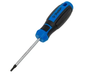 Отвертка шлицевая TX15x75 двухкомп ручка,CrMo стальЗубр Профессионал 25234-15 *1