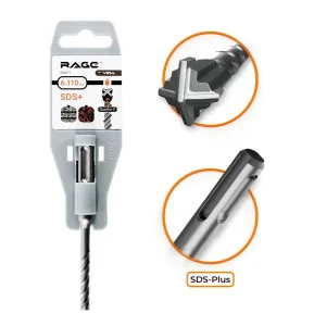 Бур по бетону  6х110мм SDS-plus Quadro-X RAGE by VIRA 566611 *1
