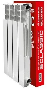 Радиатор AL STI classic 500/80 4 сек.(S500A6) ТТ000019451 *1