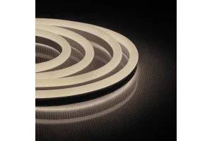 Лента светодиодная,120SMD(2835)/м  9,6Вт/м 220V IP67 50м, 3000К LS720 с 1 сетевым шнуром, 1 заглушко