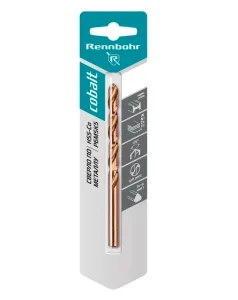 Сверло по металлу 3-гр. хвост. 7,0х109мм, HSS-Co, Р6М5К5, уп-1шт. Rennbohr Cobalt Card 668070 *1