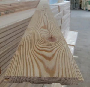 Вагонка лиственница 3000х149(140)х15 сорт АВ (упак 8 шт - 3,576 м2) Штиль У-И *8