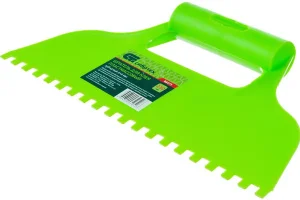 Шпатель для клея зубчатый 6х6мм 230х60мм пластмассовый Сибртех 86015 *1
