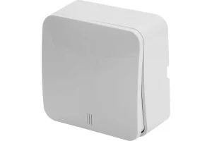 Выключатель 1-кл "София" ОП с индикатором 250В 10А IP20 белый MSW10-11-20-01 Stekker *1