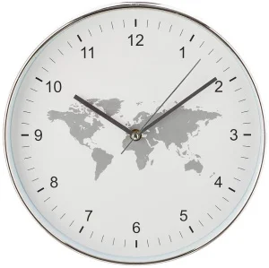 Часы настенные "World Map" d=30см 220-393 *1/6