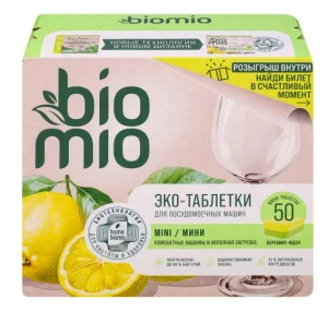 Таблетки Biomio д/ПММ mini Бергамот и Юдзу 50 шт. (10 г.)