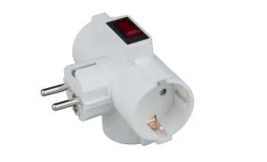 Разветвитель 3-м с/зазем 16А черный выкл S-GES3-16OB 892460 (Uniel) *1